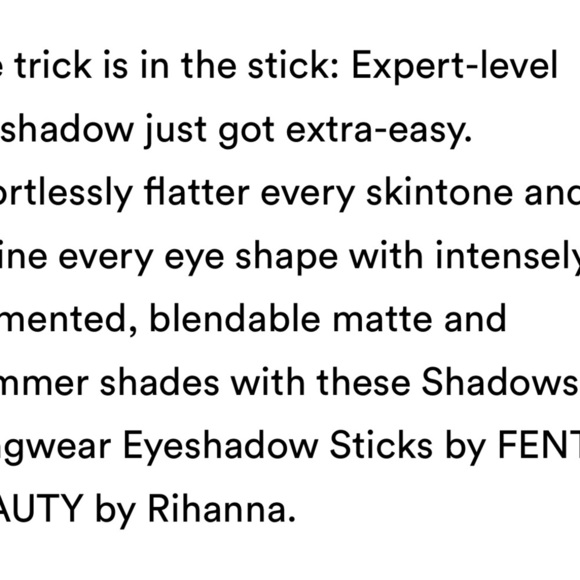 Fenty Beauty ShadowStix Longwear Eyeshadow Stick TIRA’MISS YOU NEW TIRAMISS - Picture 6 of 6